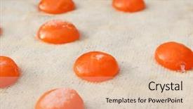  Presentation with chinese traditional - PPT theme with salted egg yolk traditional chinese background and a  colored foreground