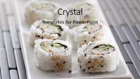  Presentation with close up of cinnamon roll - Audience pleasing PPT theme consisting of closeup of burning votive candles in the dark backdrop and a black colored foreground