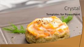  Presentation with salty - Presentation featuring salty-cake-filled-with-cream background and a  colored foreground