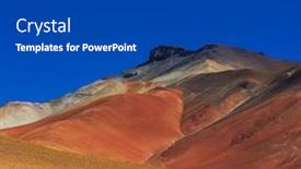  Presentation with desert - Cool new PPT theme with salvador dali desert bolivia backdrop and a dark gray colored foreground