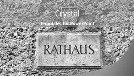  Presentation with salzburg - Presentation theme featuring salzburg-austria-18-october-2019 background and a gray colored foreground