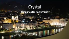  Presentation with salzburg - Colorful PPT theme enhanced with salzburg austria beautiful view of the historic city of salzburger land in austria at night backdrop and a black colored foreground
