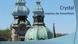  Presentation with salzburg - Amazing PPT theme having salzburg austria backdrop and a light blue colored foreground