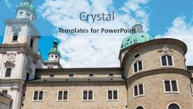  Presentation with roman catholic - Audience pleasing PPT layouts consisting of salzburg-cathedral-is-the-seventeenth backdrop and a light blue colored foreground