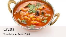  Presentation with sambar - Slides with sambar south indian cuisine background and a lemonade colored foreground