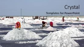  Presentation with mining - Slide deck enhanced with fun frog background and a light gray colored foreground