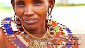  Presentation with tribal - Colorful slide deck enhanced with samburu-kenya-november-8-portrait backdrop and a coral colored foreground