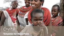  Presentation with african children - Slides featuring samburu-kenya-november-8-samburu background and a gray colored foreground