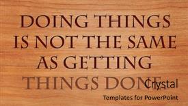  Presentation with oak - Amazing presentation having same as getting things done backdrop and a coral colored foreground