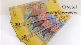  Presentation with samoa - Beautiful PPT layouts featuring samoa tala bank notes isolated backdrop and a yellow colored foreground