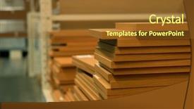  Presentation with hardware - Colorful presentation theme enhanced with sample parquet boards in hardware backdrop and a tawny brown colored foreground