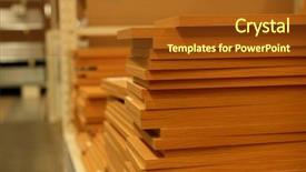  Presentation with sample land administation poster - Beautiful theme featuring sample parquet boards in hardware backdrop and a tawny brown colored foreground