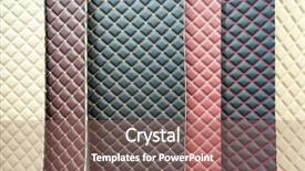  Presentation with car design - Audience pleasing presentation theme consisting of samples of a leather backdrop and a coral colored foreground