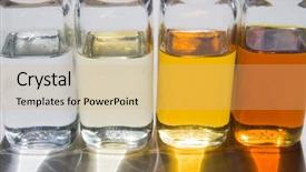  Presentation with base - PPT layouts with samples of different base oil background and a yellow colored foreground