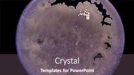  Presentation with fungi - Presentation theme having samples-of-petri-dishes background and a gray colored foreground