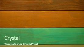  Presentation with tea samples - Slide deck with samples parquet boards in hardware background and a ocean colored foreground