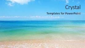  Presentation with tropical beach party - Beautiful PPT layouts featuring samui thailand and koh pangan backdrop and a light blue colored foreground