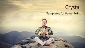  Presentation with samurai - Audience pleasing PPT layouts consisting of picture of a yellow funghi on a tree close-up backdrop and a mint green colored foreground