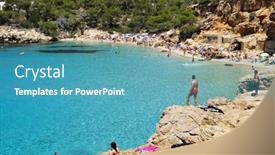  Presentation with san antonio - Colorful presentation theme enhanced with san-antonio-spain-june-18 backdrop and a teal colored foreground