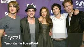  Presentation with vampire - PPT theme with san-diego-ca-july-24 background and a dark gray colored foreground