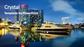  Presentation with san diego california - PPT layouts enhanced with san diego california at night background and a ocean colored foreground