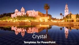  Presentation with san diego california - Presentation featuring san-diego-california-usa-plaza background and a navy blue colored foreground