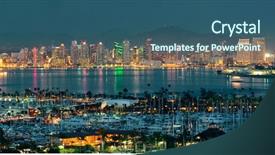  Presentation with carmen san diego - Colorful slide deck enhanced with san diego downtown skyline backdrop and a  colored foreground