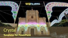  Presentation with festive - Audience pleasing PPT layouts consisting of san-filippo-abbey-and-festive backdrop and a tawny brown colored foreground