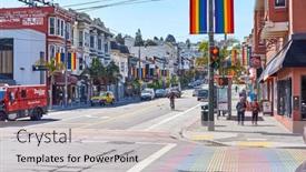  Presentation with rainbow flag - 