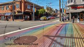  Presentation with rainbow flag - 