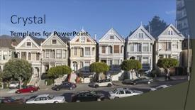  Presentation with victorian - Cool new slide set with san-francisco-ca-jan-15 backdrop and a teal colored foreground