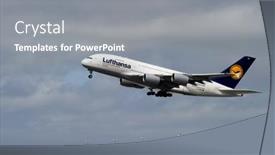  Presentation with airbus - Presentation theme consisting of san-francisco-ca-may-26 background and a gray colored foreground