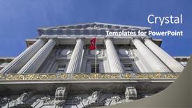  Presentation with balanced budget - Cool new theme with san-francisco-california-jan-14 backdrop and a ocean colored foreground