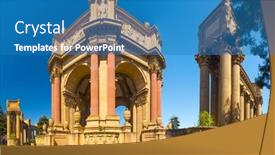  Presentation with fine arts - Amazing theme having san-francisco-california-usa-april backdrop and a teal colored foreground