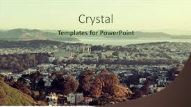  Presentation with san francisco - Cool new theme with san-francisco-downtown-architecture backdrop and a soft green colored foreground