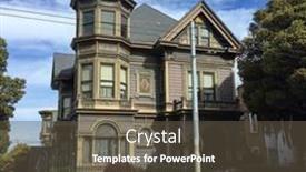  Presentation with victorian - Beautiful PPT theme featuring san-francisco-february-26 backdrop and a tawny brown colored foreground