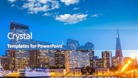  Presentation with san francisco - Cool new PPT theme with san-francisco-pier-7-sunset backdrop and a teal colored foreground