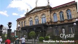  Presentation with costa rica - Slide set having san-jose-costa-rica-march background and a tawny brown colored foreground