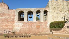  Presentation with mission - PPT layouts consisting of san-juan-capistrano-ca-december background and a coral colored foreground