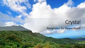  Presentation with san juan puerto rico - Slide deck having san juan puerto rico background and a light blue colored foreground