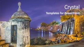  Presentation with san juan puerto rico - Slide deck consisting of san juan puerto rico background and a violet colored foreground