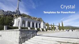  Presentation with civil war - Cool new PPT layouts with closeup fragment painted stone wall hi res texture backdrop and a gray colored foreground