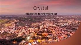  Presentation with country - Presentation theme having san-marino-a-landlocked-country background and a  colored foreground