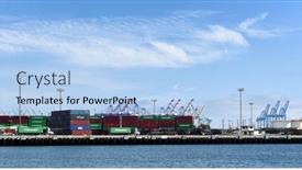  Presentation with dock - Amazing slide deck having san-pedro-california-06-mar backdrop and a light blue colored foreground