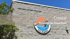  Presentation with non profit - PPT theme with san-pedro-california-27-aug background and a gray colored foreground