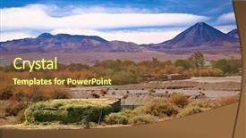  Presentation with chile - Theme featuring san pedro de atacama chile background and a tawny brown colored foreground