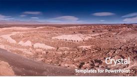  Presentation with chile - Amazing slide set having san pedro de atacama backdrop and a coral colored foreground