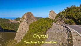  Presentation with rocks mineral - Audience pleasing slides consisting of clown anemonefish amphiprion swimming backdrop and a tawny brown colored foreground