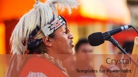  Presentation with native american - Amazing slides having san-salvador-el-salvador-january backdrop and a red colored foreground