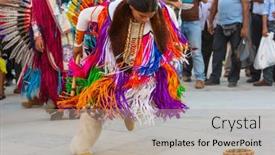  Presentation with native american - Slides having san-salvador-el-salvador-january background and a coral colored foreground